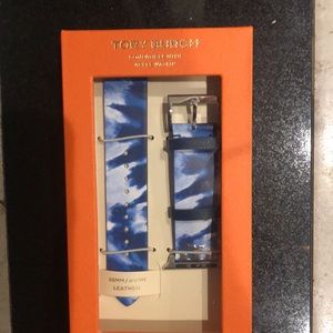 TORY BURCH TIE-DYE BAND FOR APPLE WATCH®, LEATHER, 38 – 40 MM